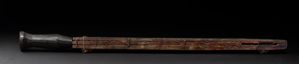 This sword is known as Pararowai, originates from the Yami tribe of Orchid Island Intricately carved with traditional Yami tribal motifs.