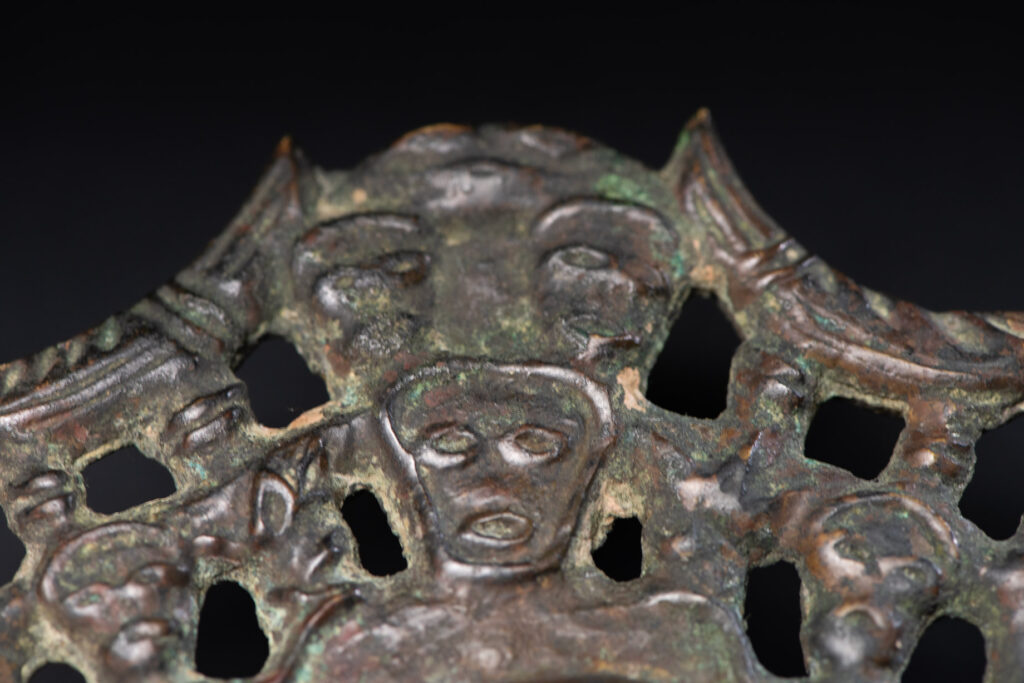 Sacred knife handle - Paiwan tribe- The sacred knife is one of the three treasures of the Paiwan tribe with the sacred pot and the beads.