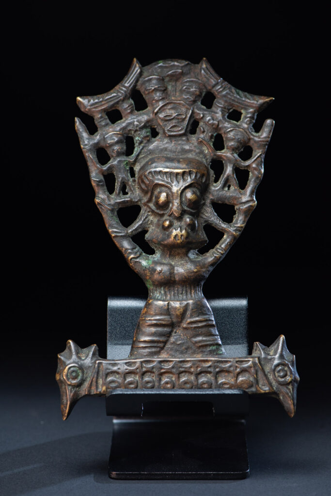 bronze-Sacred knife handle - Paiwan tribe - Taiwan