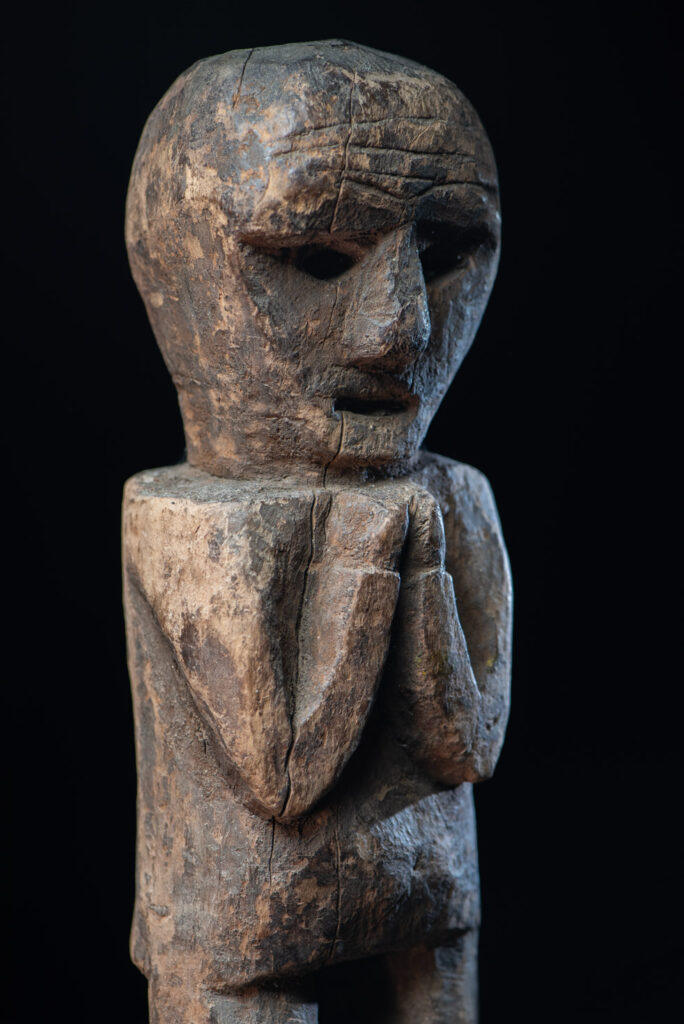 Paiwan tribe statue, probably carved for little girl or boy as toy.