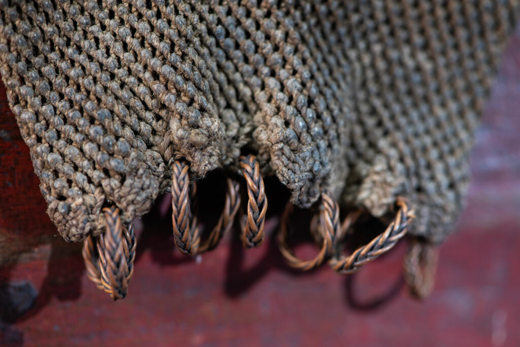 Shaman box from Paiwan tribe -Taiwan . Fully carved and paint in red .