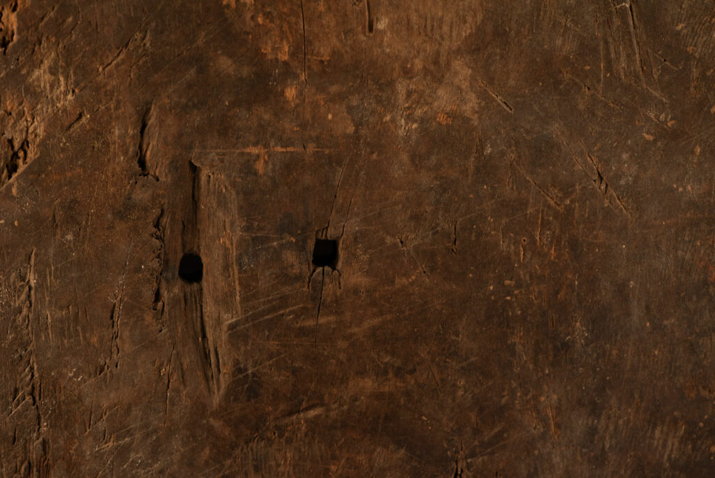 Paiwan tribes wood Door- 19 century - south Taiwan. back panel