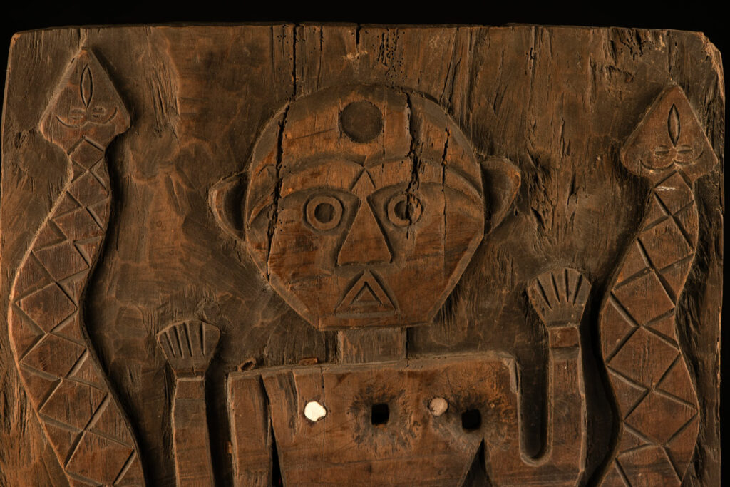 Paiwan tribes wood Door- 19 century - south Taiwan.