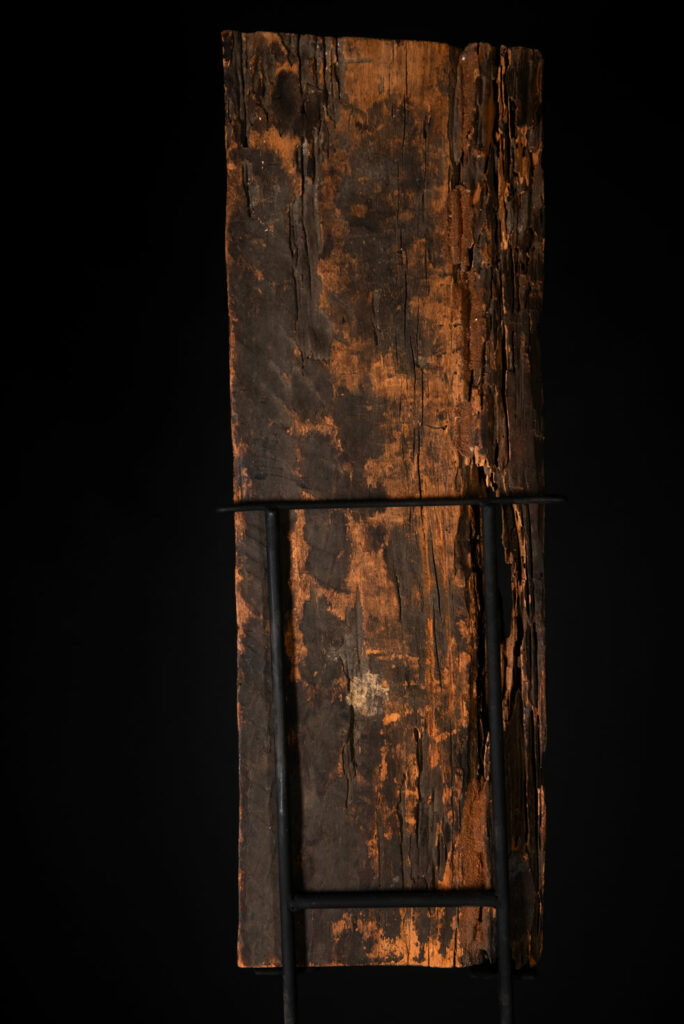 Segment of Ancestor pillar from the Rukai tribe , Duona village . south Taiwan