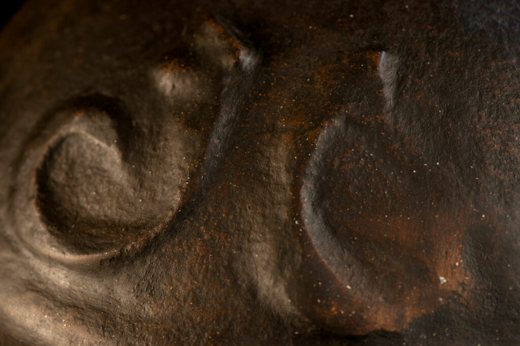 Sacred pot hermaphrodite type with snake patterns from the Paiwan tribe- South Taiwan