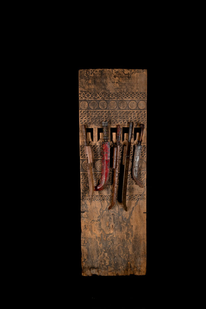 Sword-holding panel of the Rukai tribe- South Taiwan
