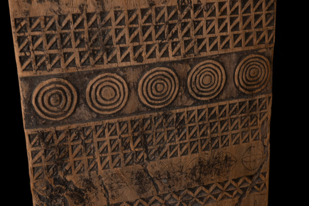 Sword-holding panel of the Rukai tribe- South Taiwan