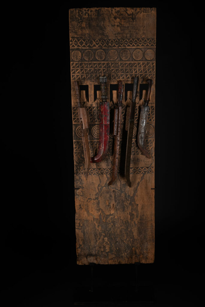 Sword-holding panel of the Rukai tribe- South Taiwan