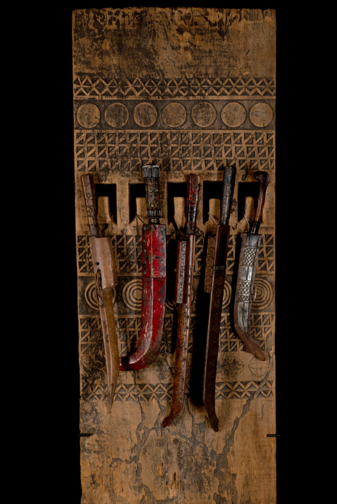 Sword-holding panel of the Rukai tribe- South Taiwan