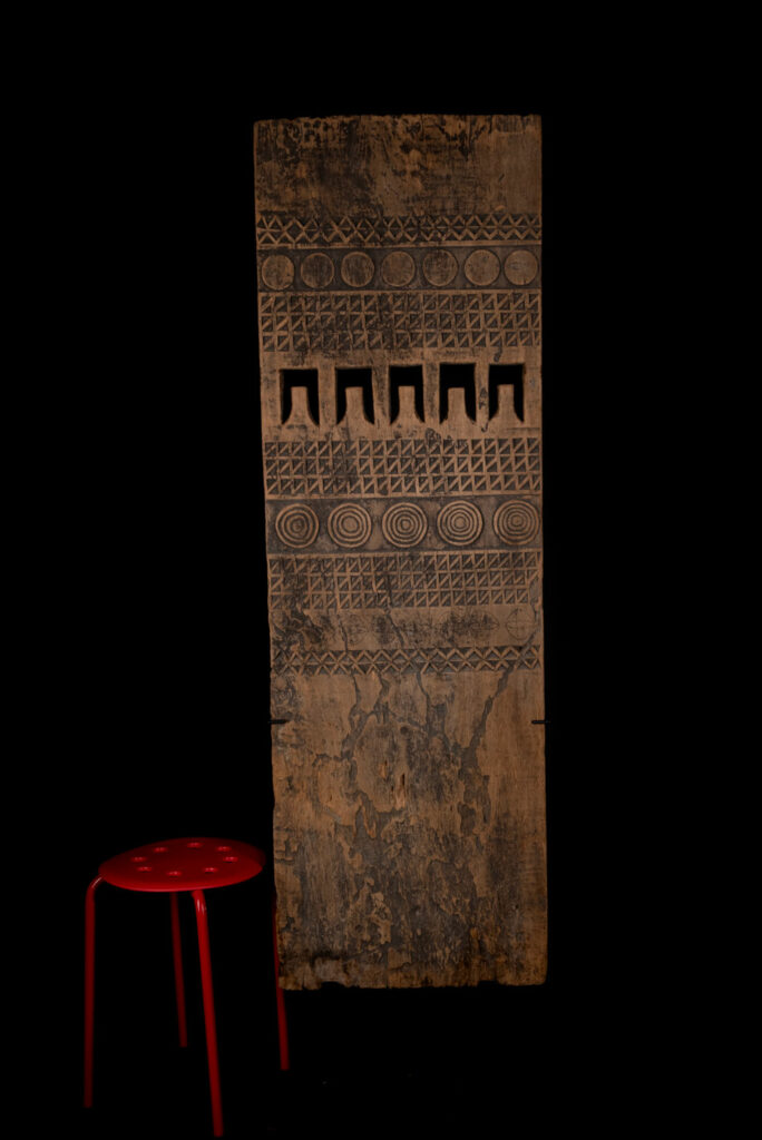 Sword-holding panel of the Rukai tribe- South Taiwan