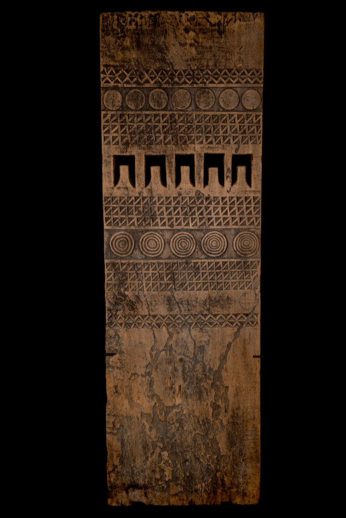 Sword-holding panel of the Rukai tribe- South Taiwan