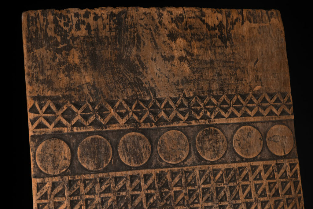 Sword-holding panel of the Rukai tribe- South Taiwan