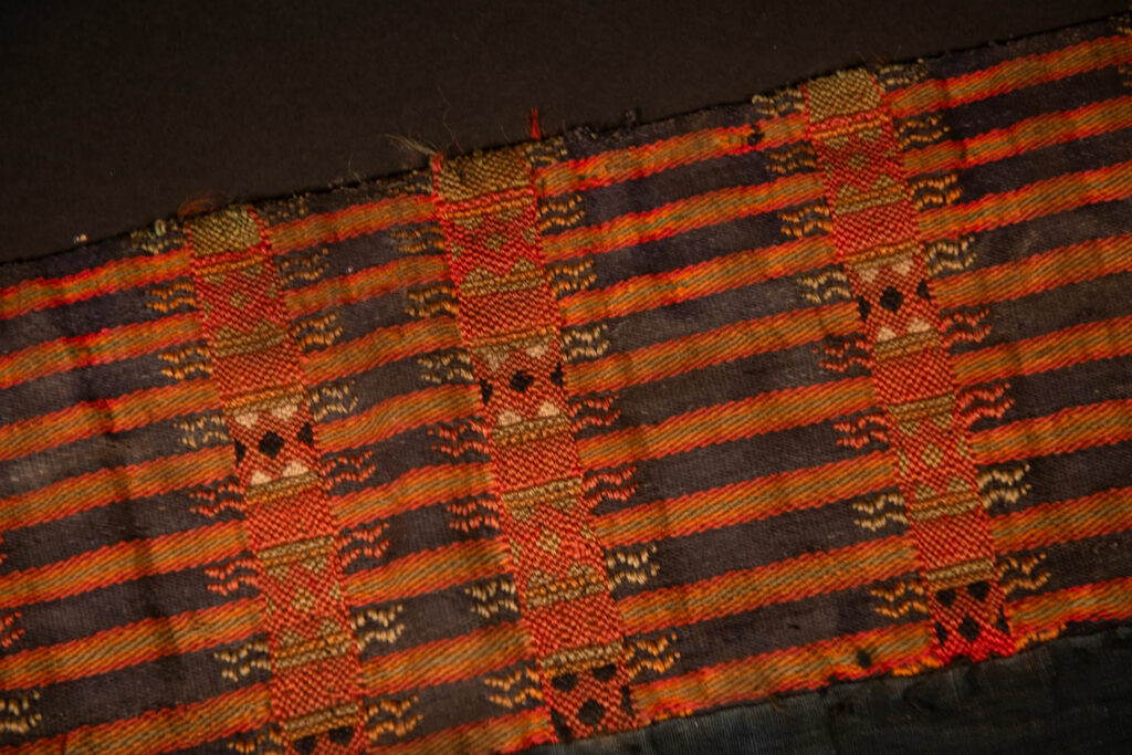 Ancient mourning shawl of the Paiwan tribe – South Taiwan