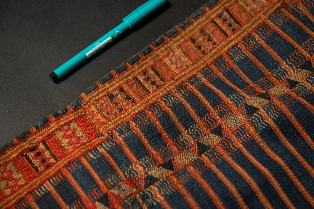 Ancient mourning shawl of the Paiwan tribe – South Taiwan