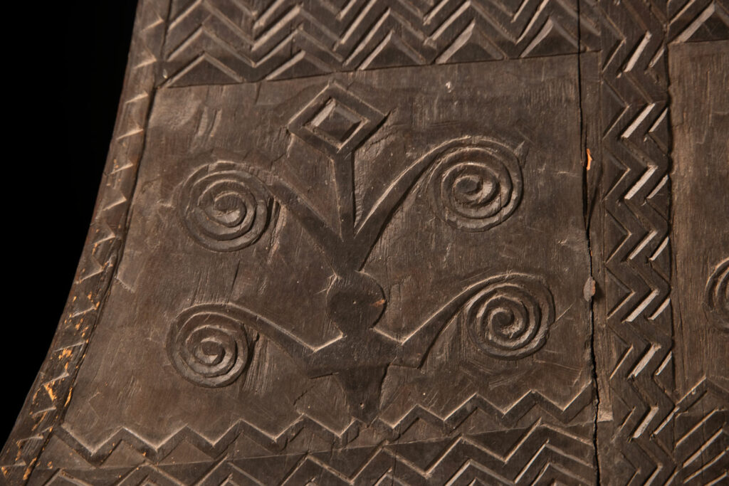 Main sacred post 'Tomok" from the Yami tribe- Orchid island- Taiwan