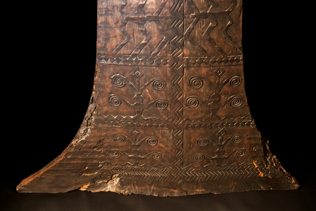 Main sacred post 'Tomok" from the Yami tribe- Orchid island- Taiwan