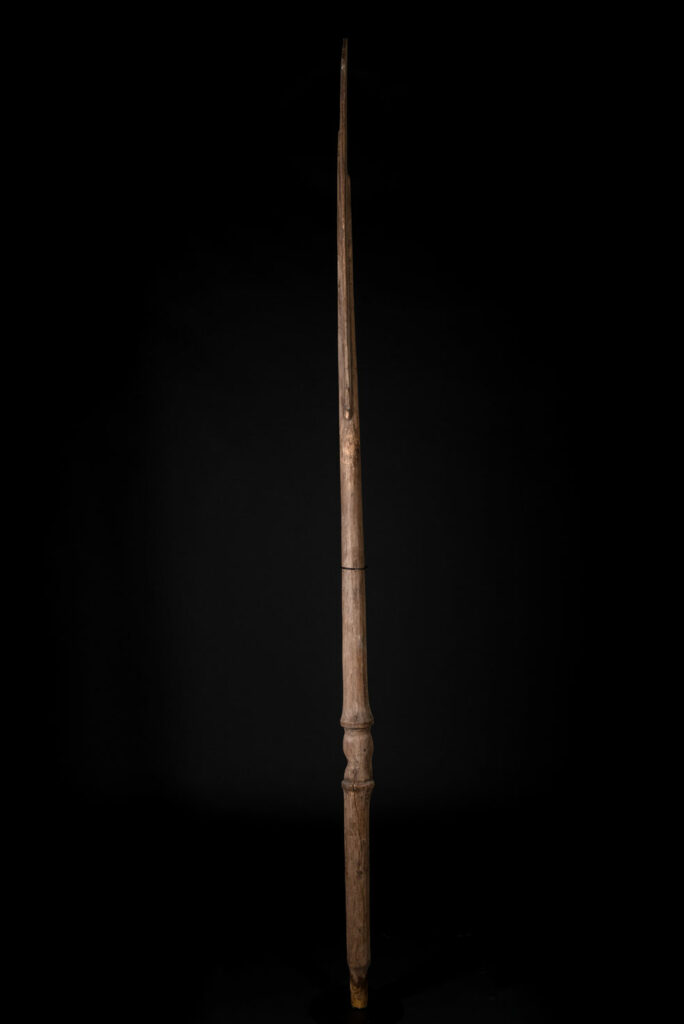 Carved paddle - Yami tribe - Orchid island, Taiwan. Used exclusively during ceremonies. carved with the deities Magamaog and 2 fishes