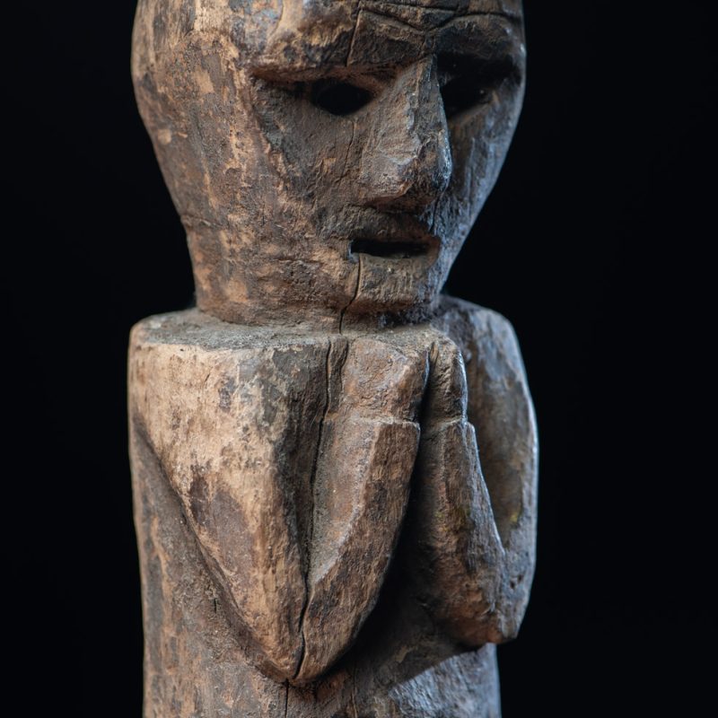 Paiwan tribe statue, probably carved for little girl or boy as toy.