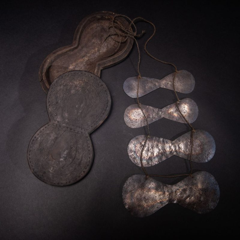 yami tribe necklace for man , in Sīver.